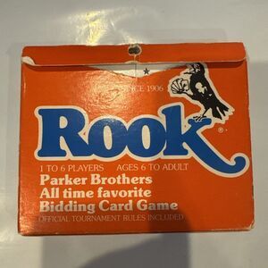 Vintage 1978 Parker Brothers ROOK‎ Playing Card Bidding Game Excellent Complete